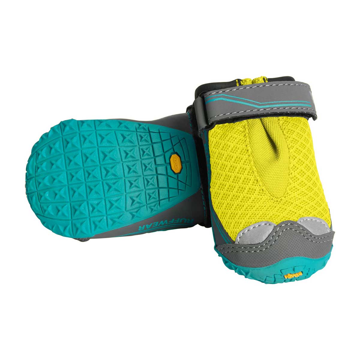 Ruffwear Grip Trex Dog Boot Pairs in Lichen Green